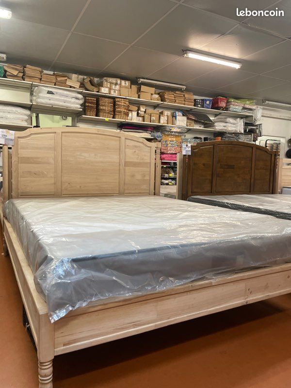Lit Bois Massif 160x200 (image 1)