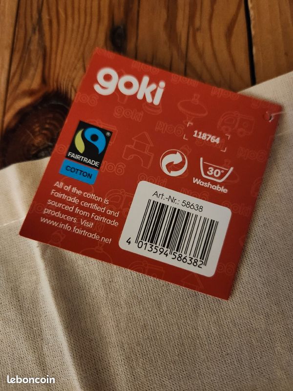 LOT DE 3 TABLIERS Personnalisables GOKI NEUFS (image 3)