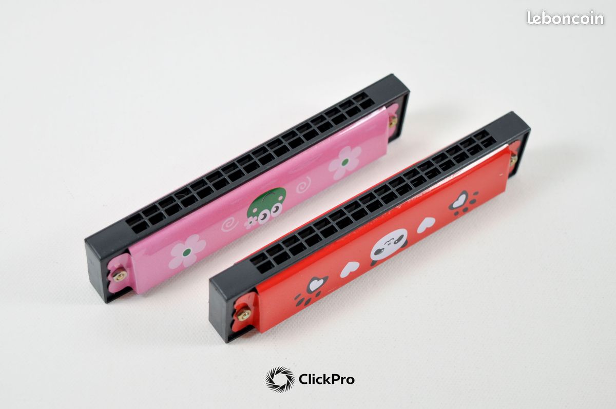 Harmonica JDR En Do - 10 Trous 20 Lames Diatonique Blues Avec Étui, Acier Inox & ABS Alimentaire, Idéal Débutants Enfants Adultes Pros