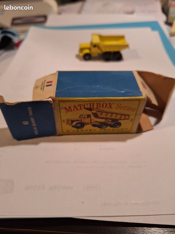 Matchbox 6-A Quarry Truck – 1/43 – En Boîte (occasion)