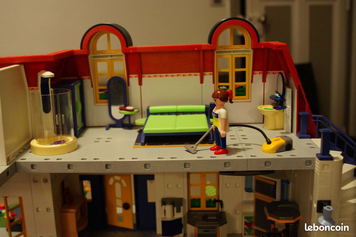 Maison moderne playmobil meublée (image 6)