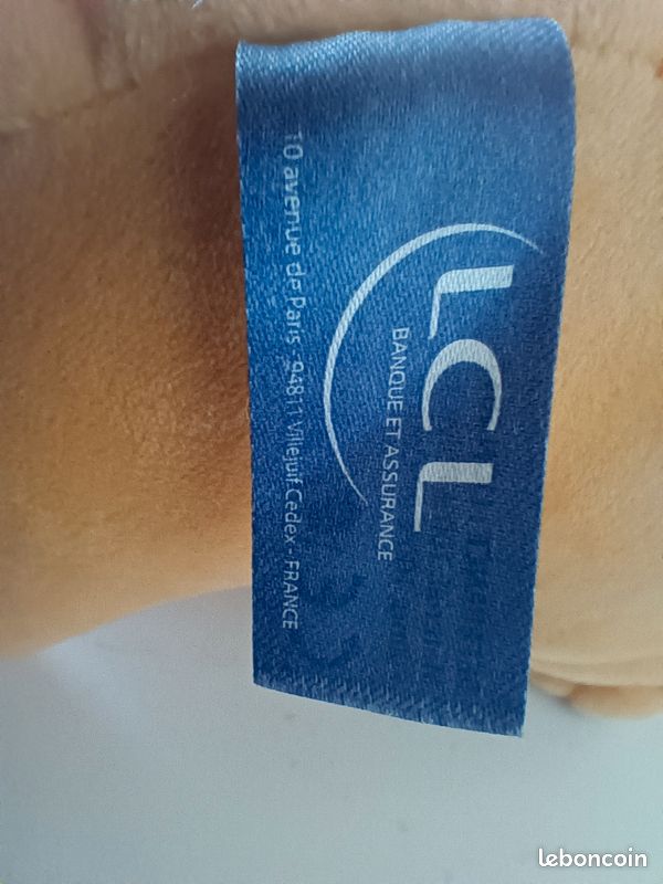 Peluche Lion LCL Cyclisme Tour de France 30cm Crédit Lyonnais 2018