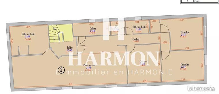 Appartement 4 pièces 89 m²