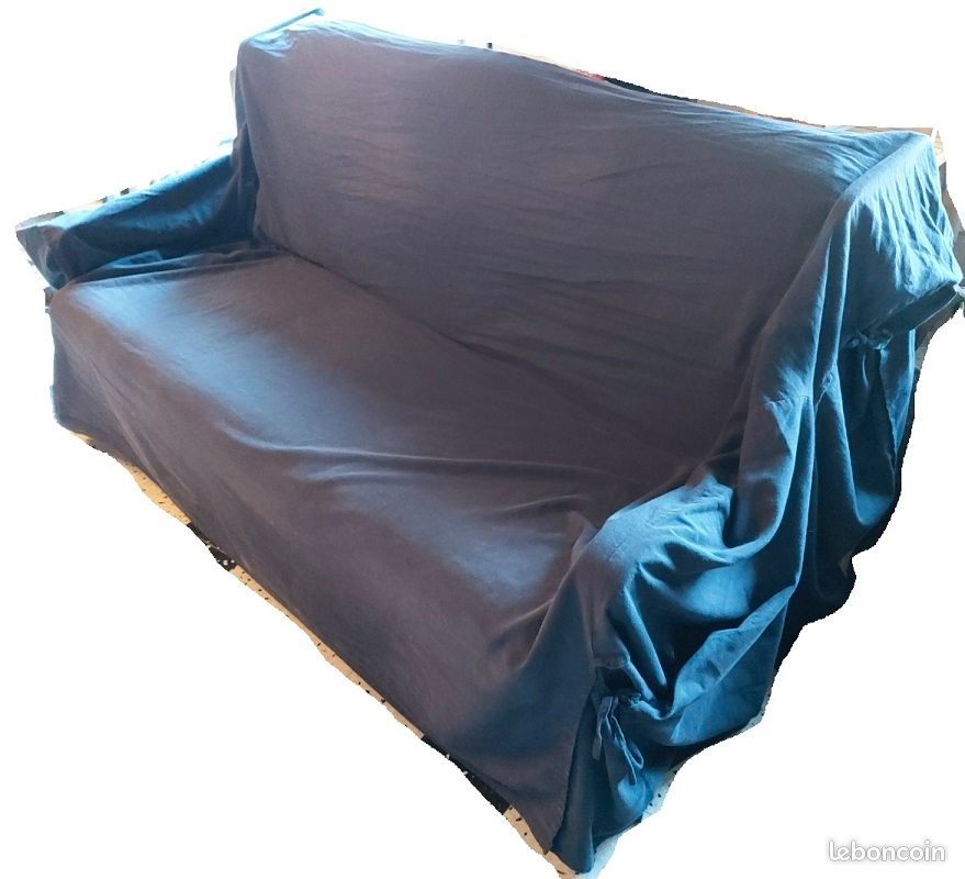 Canape / sofa vintage bois massif (image 3)