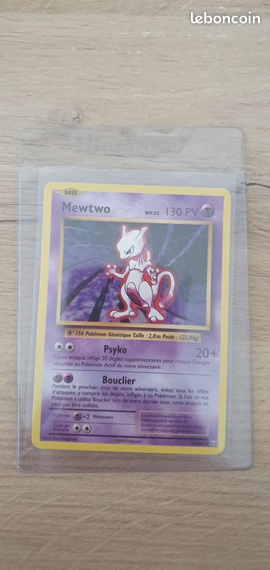 Carte pokmon Mewtwo 51/108 XY volutions PCA 9 FR 2016 Rare - Collection