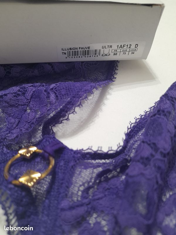 Soutien-gorge triangle Aubade 90D Illusion Fauve (image 1)