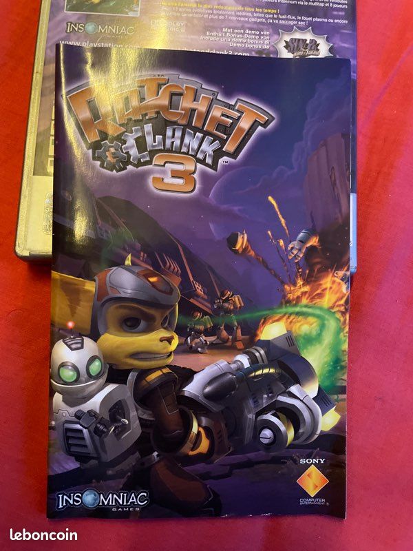 Jeu Vidéo Ratchet & Clank - Version Platinum Pour PS2 - En Très Bon état