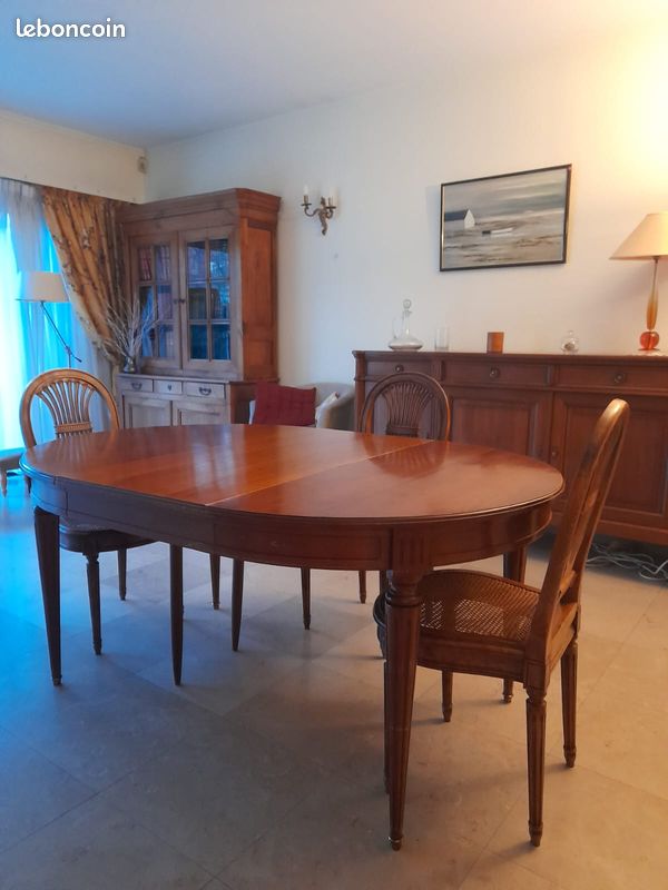 Table Salle à manger merisier massif (image 2)