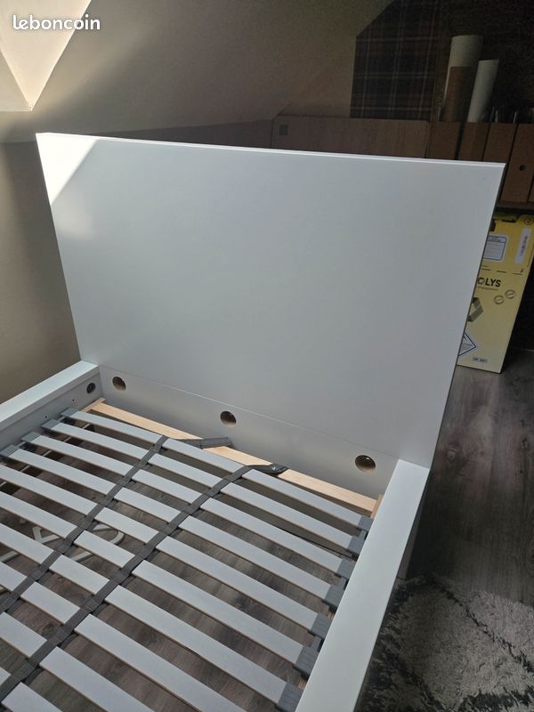 Lit ikea 90x200 avec sommier à lattes (image 2)