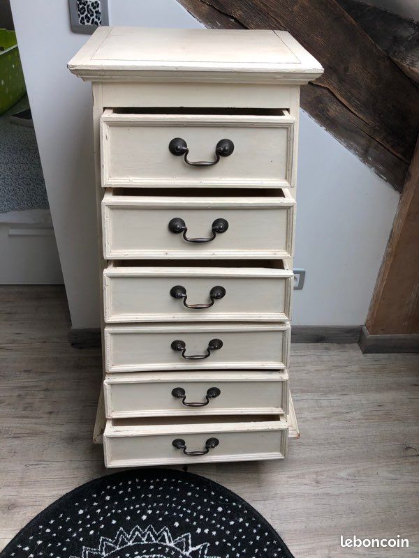 Meuble chiffonnier pyramidal en bois (image 3)