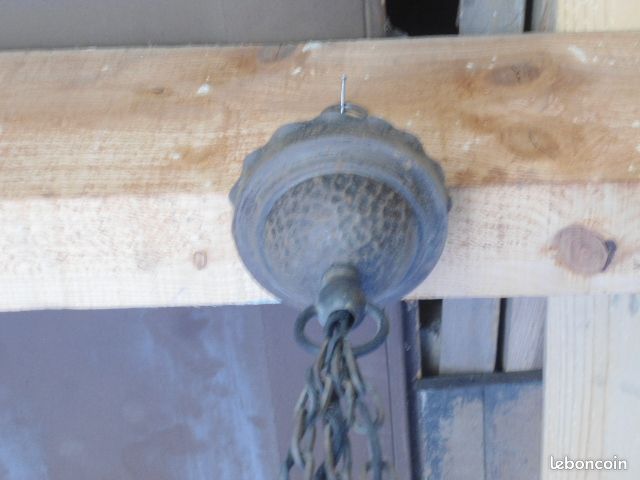 Ancien lustre en métal (image 7)