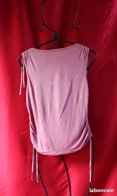 Haut debardeur femme sans manche – Autre ton Monoprix – Uni rose