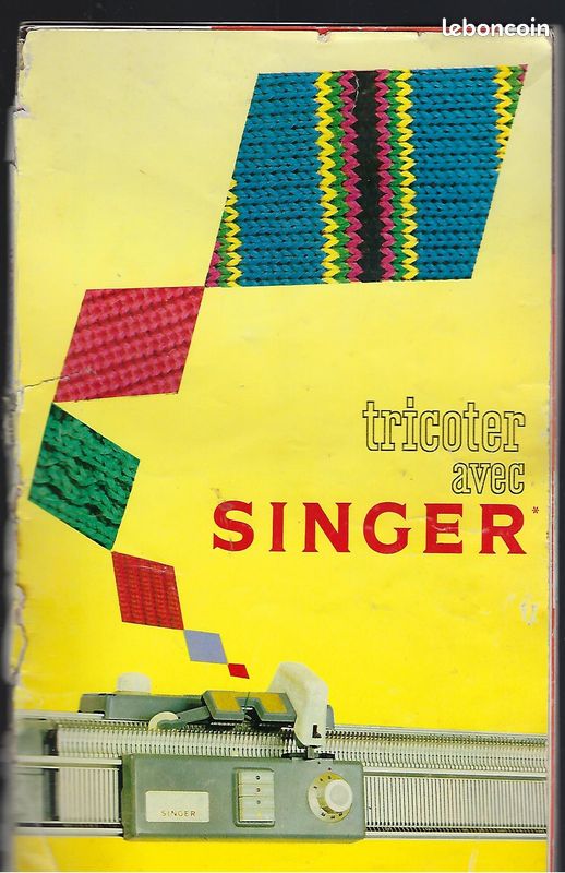 Notice Mode D'emploi Machine à Tricoter SINGER 1110/2110 - Manuel D'instructions Loisir Créatif
