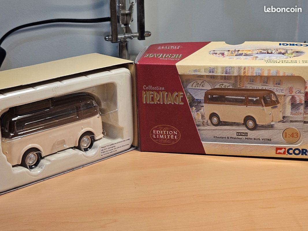 Chenard & Walcker Mini Bus vitré – Corgi Collection Héritage – 1/43 – Réf. EX70623 – édition limitée – boîte d’origine (image 1)
