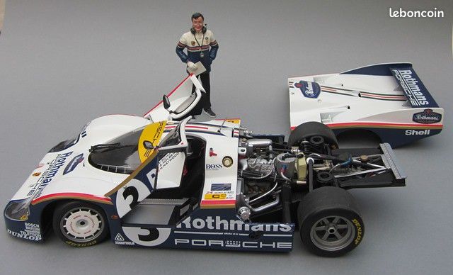 Miniature Porsche 956L 1981 – 24H Du Mans, 1/18 Minichamps