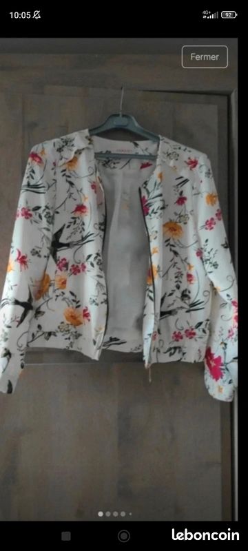 Veste ou bomber zippé femme taille 40 (image 1)
