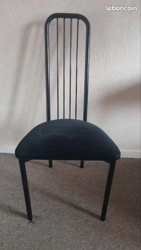 Chaise tubulaire année 80 90 (image 1)