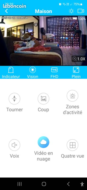 Mini Caméra De Sécurité WiFi Avec Vision Nocturne HD Et Grand Angle 150° - Caméra Intelligente Sans Fil Pour Surveillance à Distance à La Maison