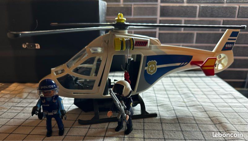 Helicopter Playmobil City Action 6921 Helicóptero Playmobil Police