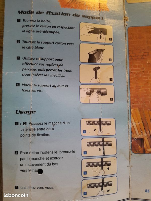 Support balais et outils neuf PAS D ENVOI (image 5)