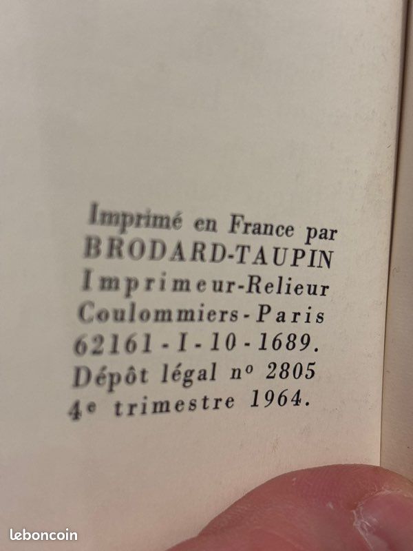 Torchon Vintage Thierry La Fronde – ORTF Desbeaux – Années 60