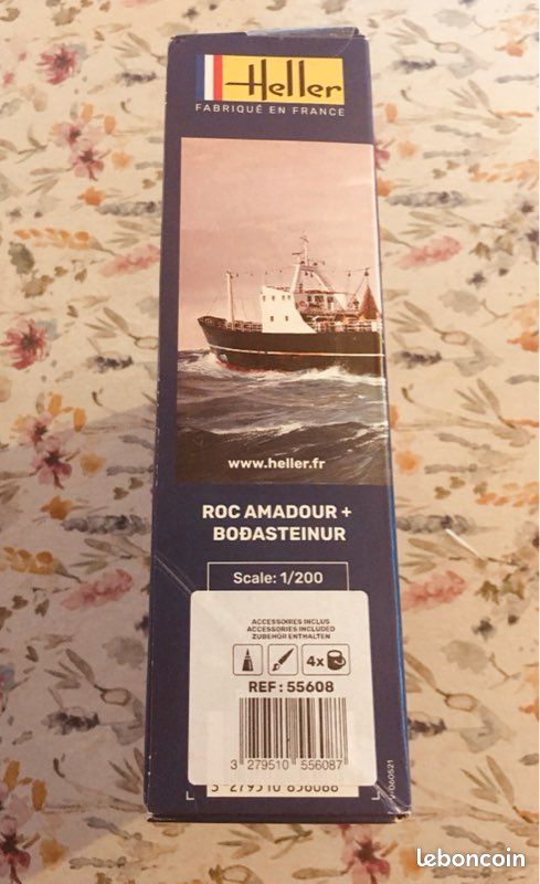 Heller JOUSTRA – Maquette Bateau Roc Amadour & Bodasteinur – 1:200 – Kit Promo