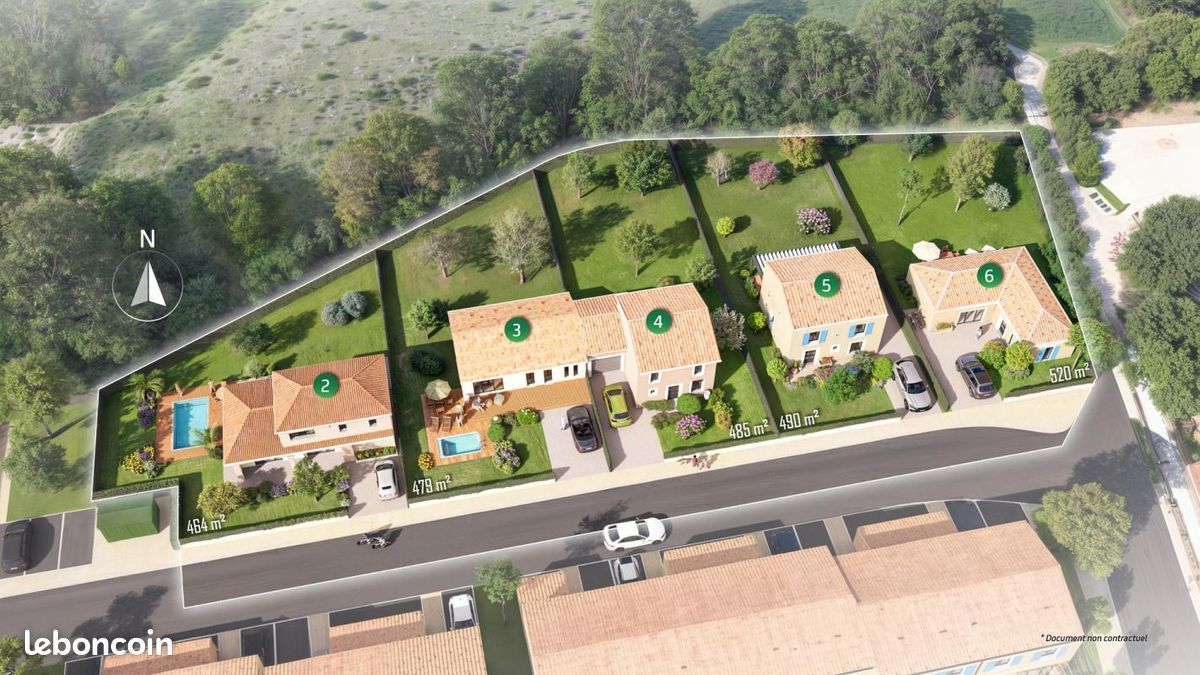 Terrain 464 m² · au Thor · 145 000 €