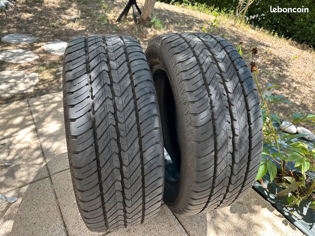 2 pneus dunlop utilitaires econodrive 225/55 r17 c 109/107 h ...