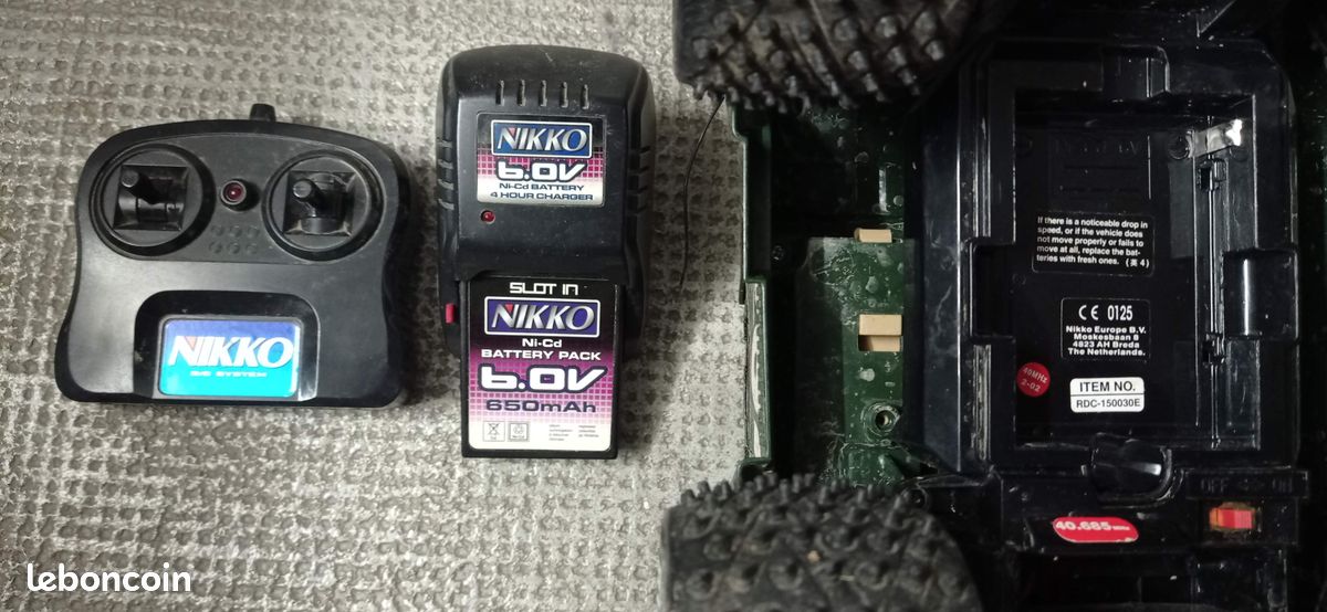 Camion Radio Commandé Nikko - 1/25 - Thunder Road 25016 - Testé Et Fonctionne