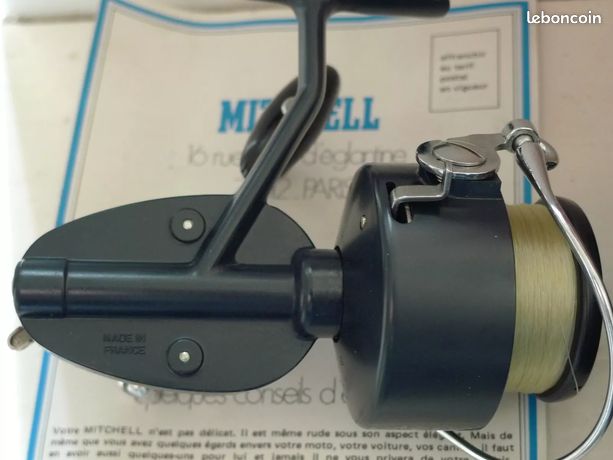 Moulinet Mitchell 410 Vintage – Boîte D'origine, Mode D'emploi, Garantie 1974, France