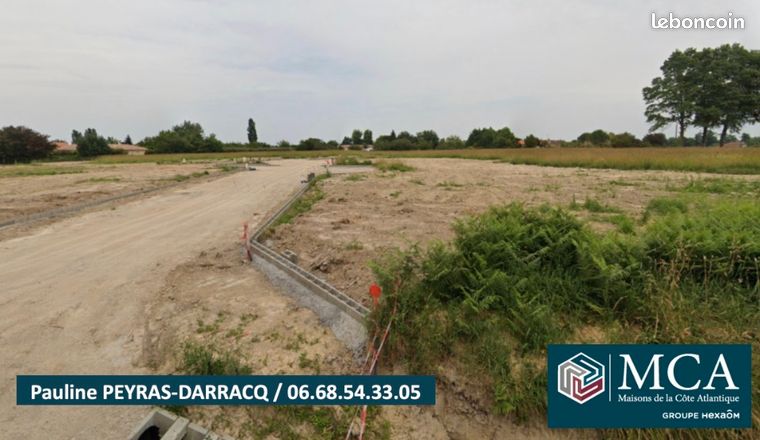 Terrain 2 100 m² Hagetmau