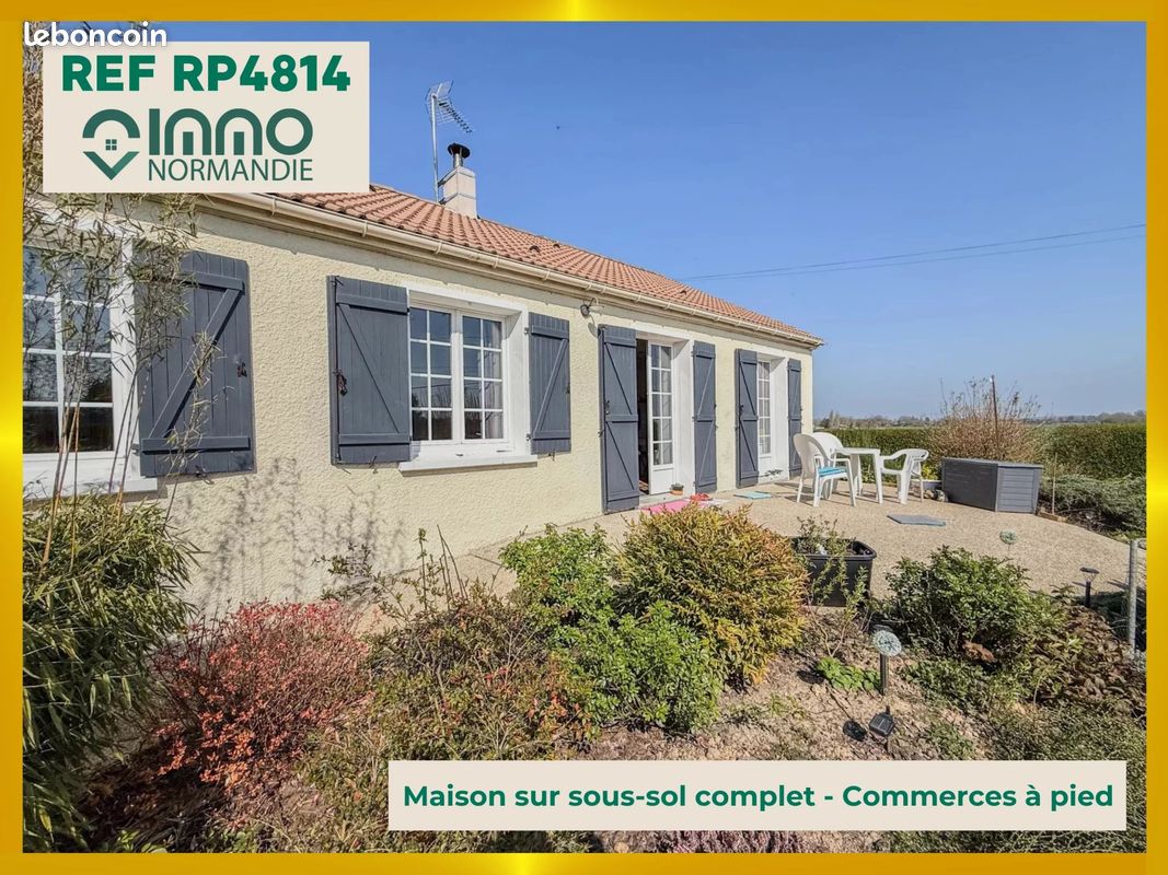 Maison 4 pièces 84 m² · à Mesnil-en-Ouche · 84 m² · 189 900 €