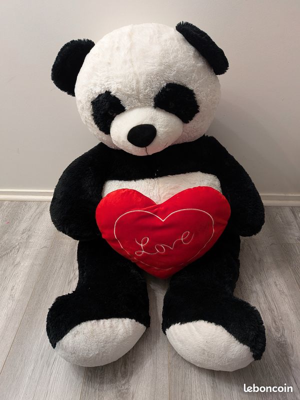 Peluche panda géante – cœur “Love” Jeux Jouets