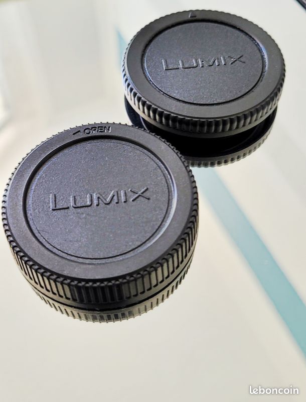 Lumix 4/3 - Set complet 1 Cache ARRIÈRE pour Objectif + 1 Cache BOITIER Monture Micro 4 3 4/3 Compatible Tous Appareils Photo à Montures Micro 4/3 (image 2)
