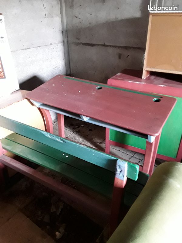 Bureau ecolier ancien (image 2)