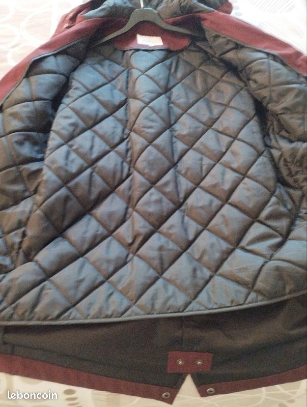 Parka homme Jules bordeau, taille L (image 4)