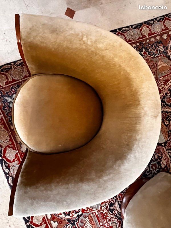 Lot de 6 fauteuils tulipe art déco (image 11)