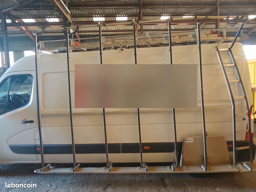 Galerie alu + porte-verre Renault Master 3 L3H2 (image 1)