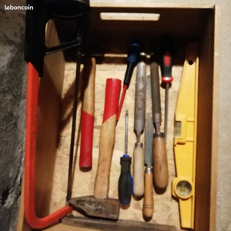 LOT OUTILS ET CAISSE BOIS pas d expedition (image 4)