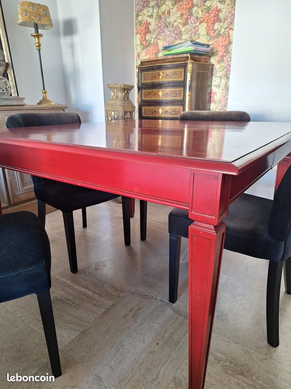 Table a manger avec 6 chaises (image 2)