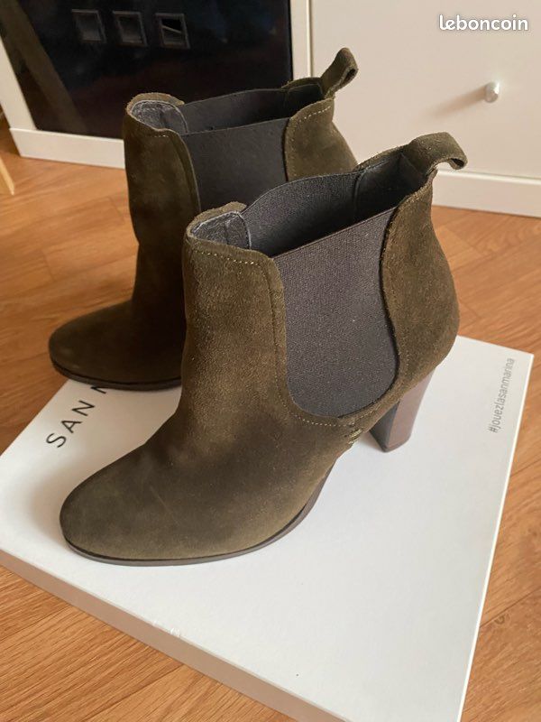 Bottines San Marina Kaki pointure 37 (image 3)
