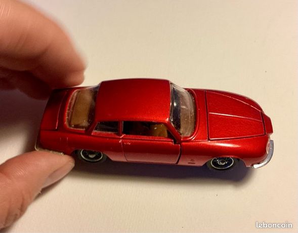 Politoys M 530 Romeo 2600 Sz Zagato Rouge Met. Boite W / Boîte Die Cast