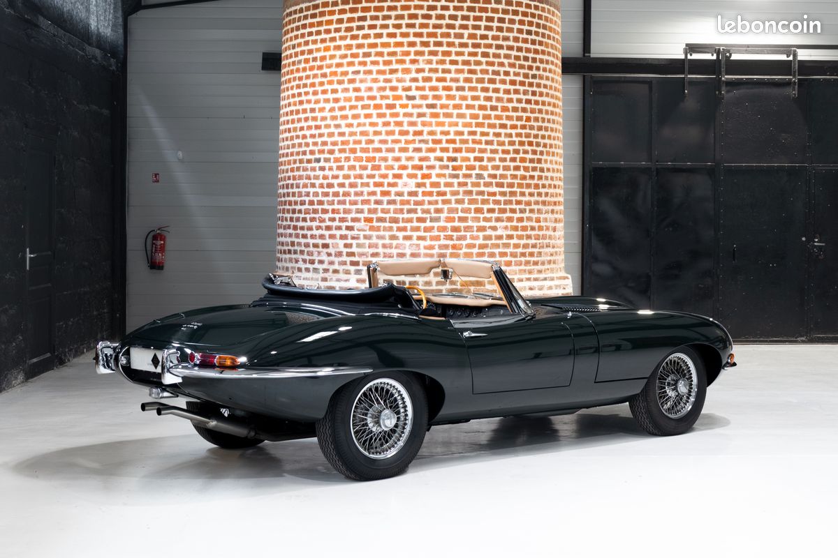 Jaguar Type E Série 1.5 Convertible 4.2L - Vert British Racing (image 2)