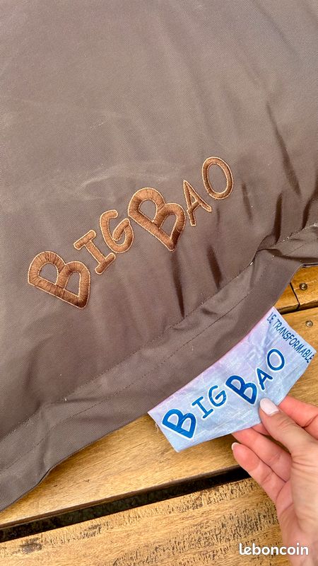 Vend pouf marron Big Bao (image 4)
