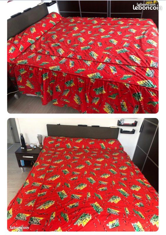 Très joli DESSUS DE LIT vintage pour lit 140 (image 1)