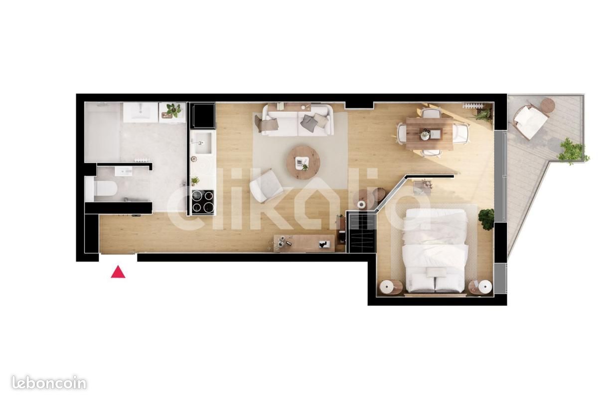 Appartement 2 pièces 34 m² (image 8)