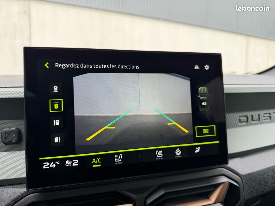 DACIA DUSTER TCe 141cv Hybride 4x2 EDC Extreme - Sièges Volant chauffants / CarPlay / Caméra 360 - (image 19)