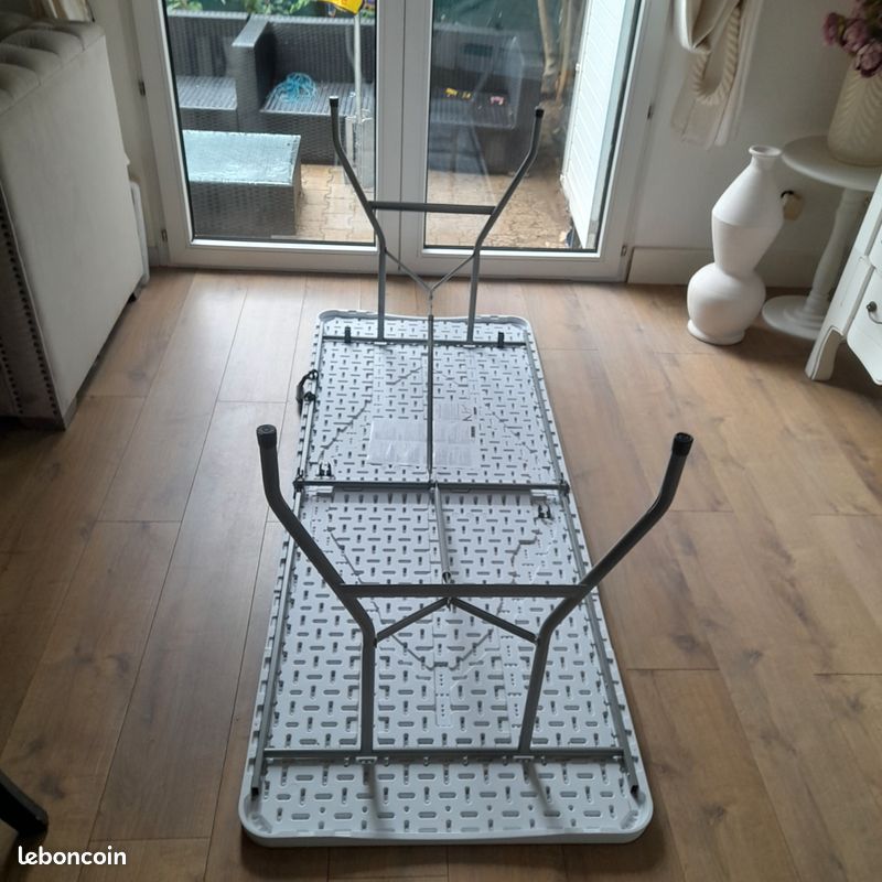 Tables multifonction pliable 180x70x74 cm (image 3)