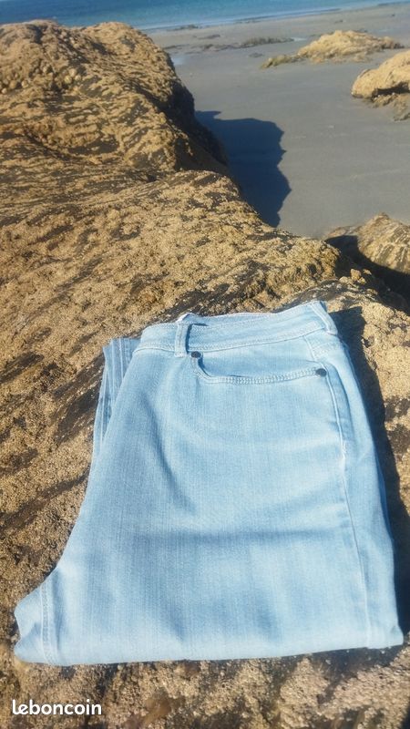 Joli jeans bleu clair, Saint James, taille 40, comme neuf (image 1)