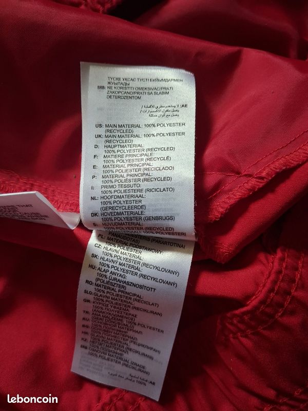 Veste de survêtement Adidas Aeroready Rouge & Blanc 2021 Streetwear Taille L (image 15)
